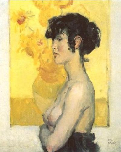 Isaac Israels Woman before France oil painting art